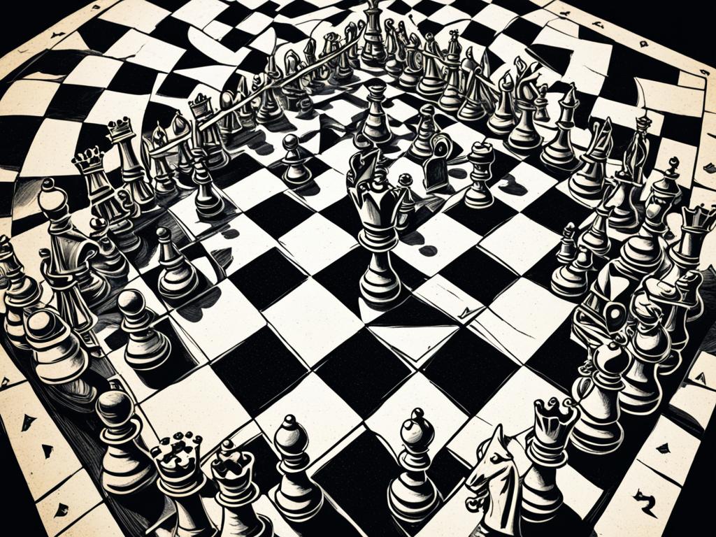 na jakim polu stoi król w szachach