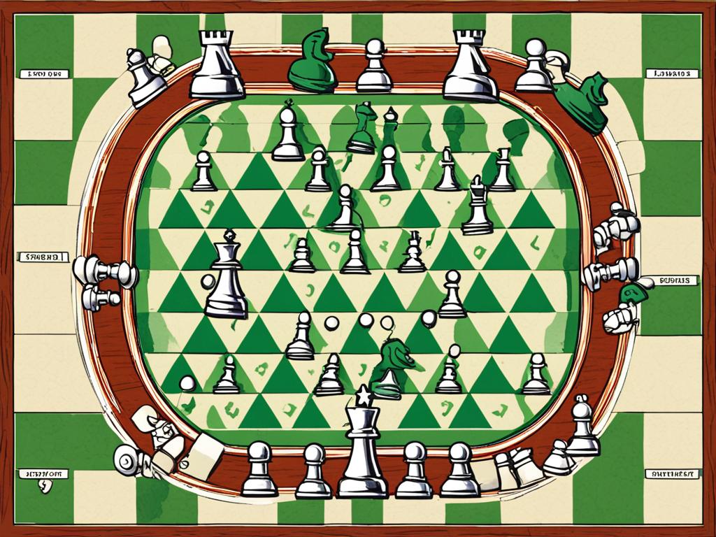 poruszanie się pionkami w szachach